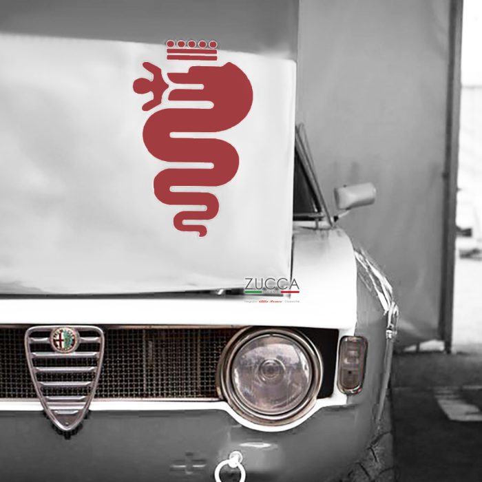 Adesivo Biscione Rosso 53 cm (Alfa Romeo) - immagine 2