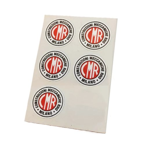 Adesivo Cerchi (Set 5pz.) "Costruzioni Meccaniche Rho - Milano"