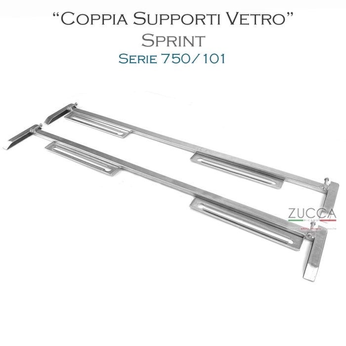 Coppia Supporti Vetro Scendente (Giulietta & Giulia SPRINT - 750/101) - immagine 2