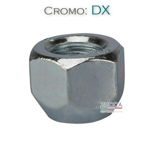 Dado Ruota Aperto 22 mm CROMO - "Destrorso"