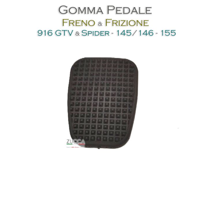 Gomma Pedale Freno & Frizione (916 GTV & Spider - 145/146 - 155)