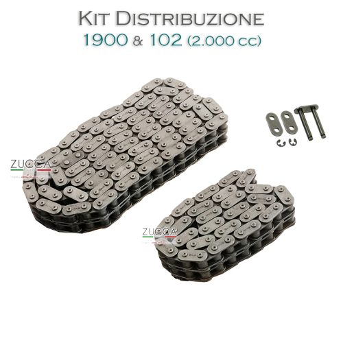 Kit Catene Distribuzione Lunga + Corta (Serie: 1900 & 102 – 2.000 cc)