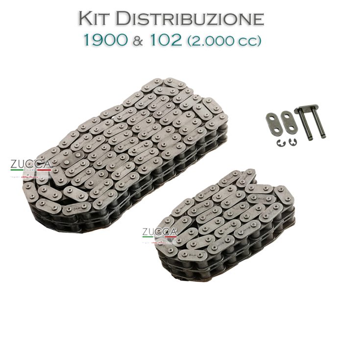 Kit Catene Distribuzione Lunga + Corta (Serie: 1900 & 102 – 2.000 cc)