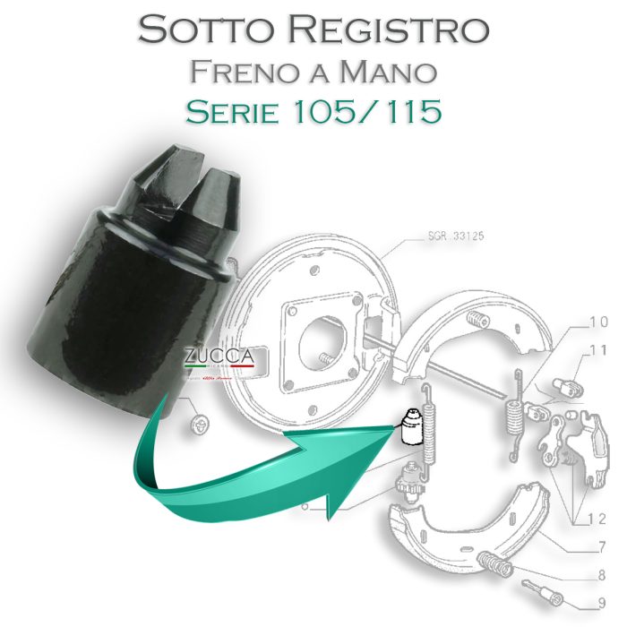 Sotto Registro Ganasce (Serie: 105/115)