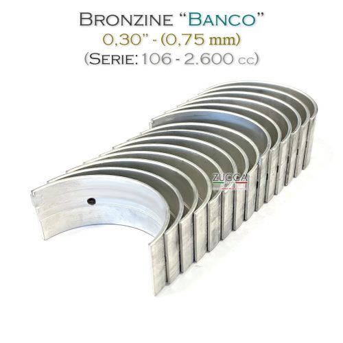 Bronzine di Banco (Serie: 106 - 2.600 cc) – 0.30″ (0.75 mm)