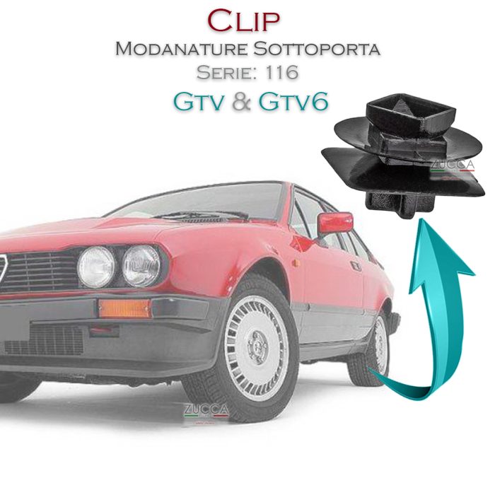 Clip Modanature Sottoporta (GTV 2.000 & GTV6 2.500)