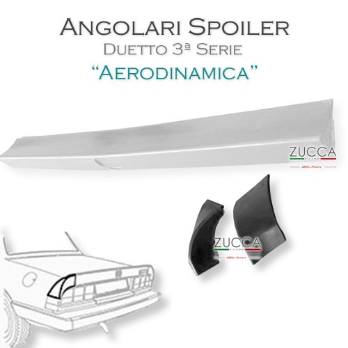 Coppia Angolari Dx & Sx (2 pz.) Spoiler (Duetto 3ª Serie Aerodinamica)