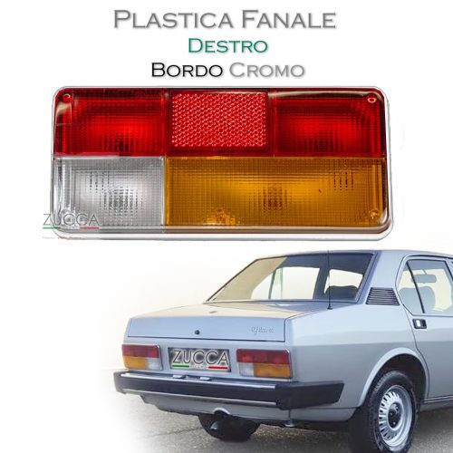 Plastica Fanale Post. Dx (Alfetta Berlina Serie 116) - Bordo Cromato