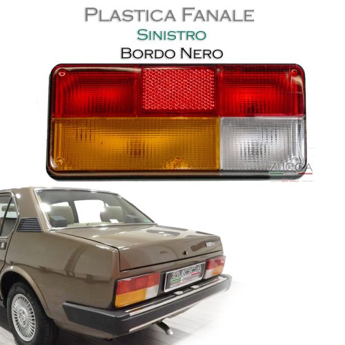Plastica Fanale Post. Sx (Alfetta Berlina Serie 116) - Bordo Nero