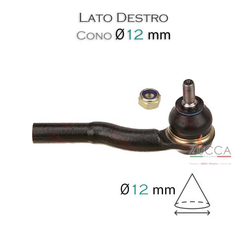 Testina Sterzo Dx - Cono Ø 12 mm (145/146 - 155 - 916)