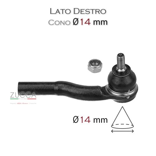 Testina Sterzo Dx - Cono Ø 14 mm (145/146 - 155 - 916)