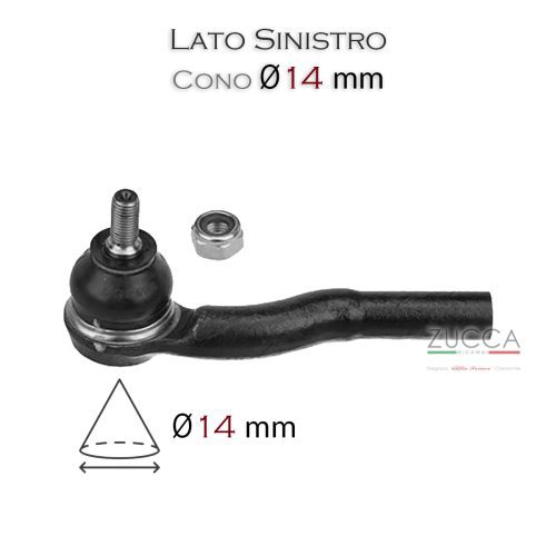 Testina Sterzo Sx - Cono Ø 14 mm (145/146 - 155 - 916)