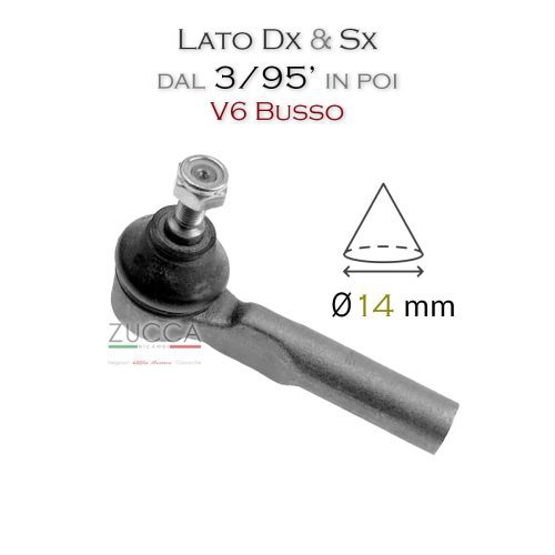 Testina Sterzo Sx & Dx - (V6 Busso 12/24 valvole - 5/95' in poi)