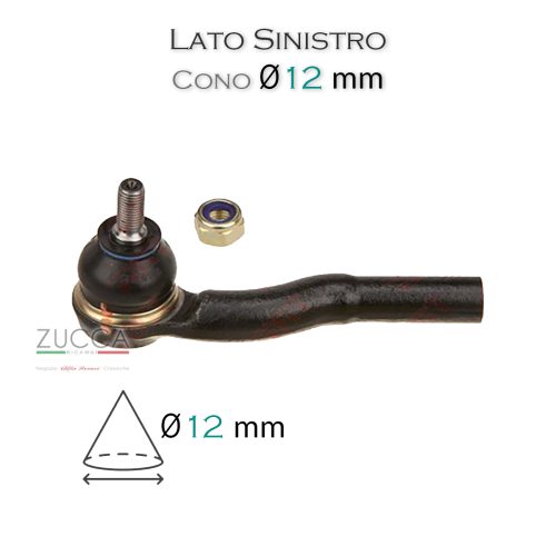 Testina Sterzo Sx - Cono Ø 12 mm (145/146 - 155 - 916)
