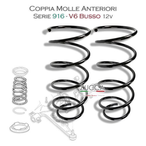 Coppia Molle Anteriori (Serie 916 - V6 Busso) "Altezza Standard"