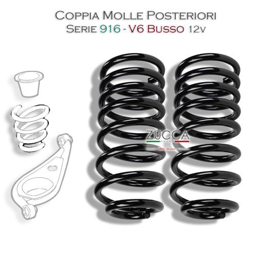 Coppia Molle Posteriori (Serie 916 - V6 Busso) "Altezza Standard"