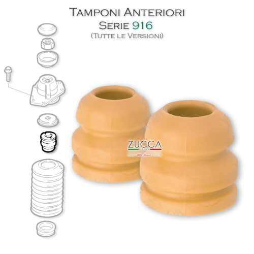 Coppia Tamponi Fine Corsa - Anteriore (Serie 916)