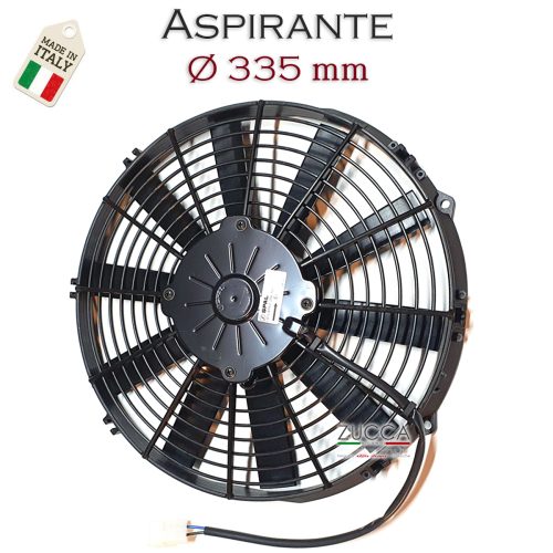Ventilatore Aspirante Assiale 35A, 12v ø 336/305 mm