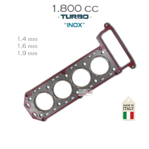 Guarnizione Testata - 1.800 cc (Alfa 75 TURBO) Anelli INOX"