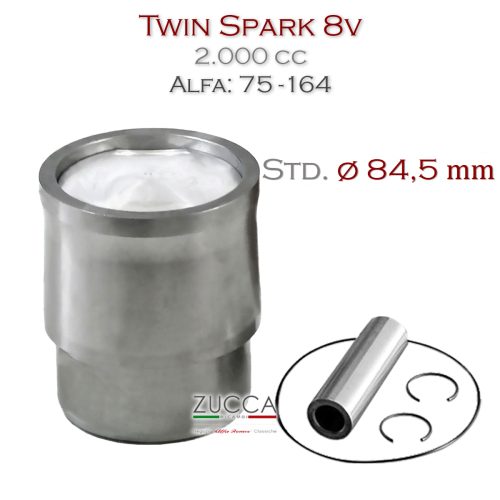 Pistone & Canna STD (Ø84,5mm - 2.000cc Twin Spark 8v - Rapp. 10:1)