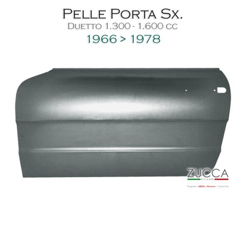 Rivestimento Porta Esterna SX (Duetto dal 1966 al 78 - 1.300/1.600 cc)
