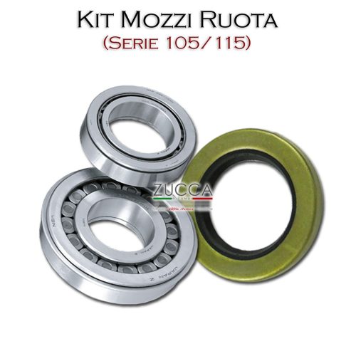 Kit 3pz. Cuscinetti Mozzo Ruota Anteriore - "STD" (1900/750/101/105/115)