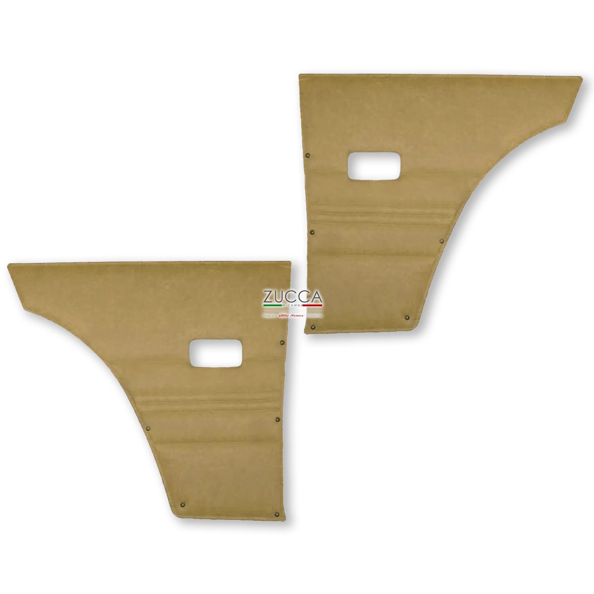 Set Pannelli Porta Posteriore (GTV Bertone - 2000 / Unificato) - Beige Sabbia
