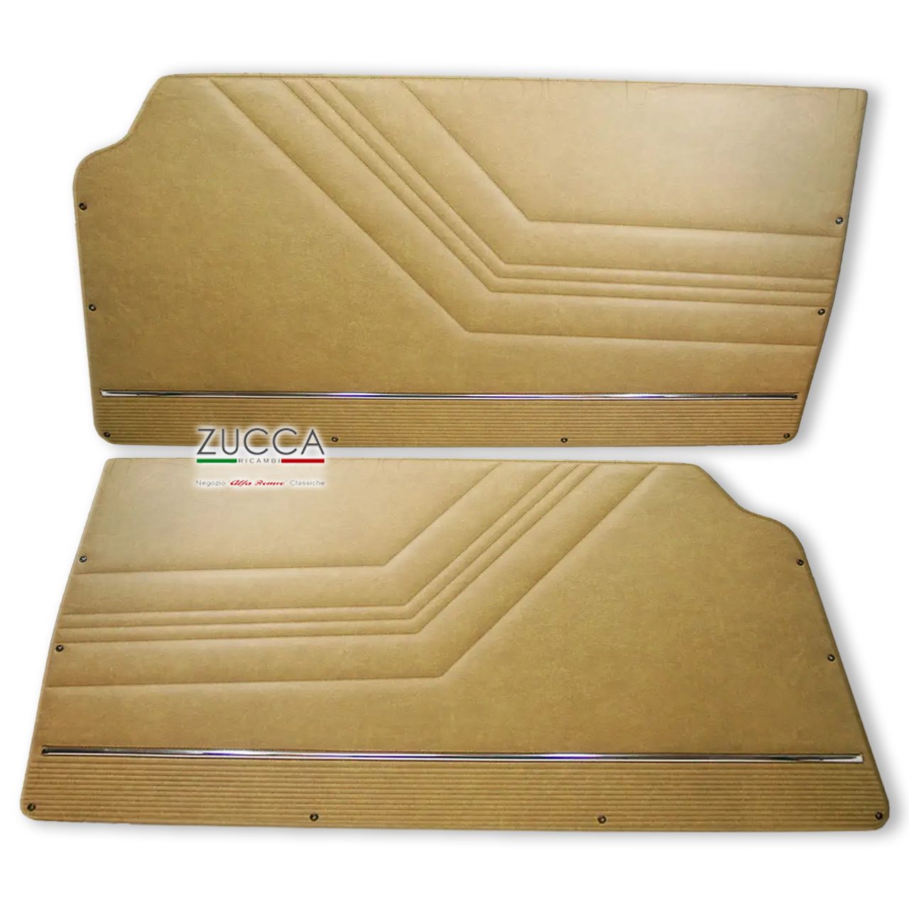 Coppia Pannelli Porta Anteriore (GTV Bertone - 2000 / Unificato) - Beige Sabbia