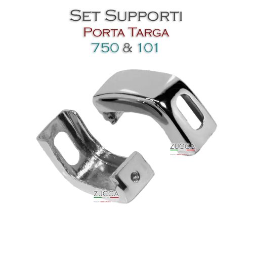 Kit 2pz. Supporto Porta Targa Posteriore (750/101 - Spider)