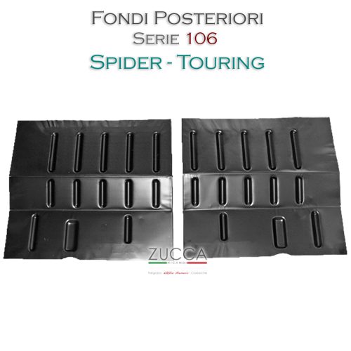 Coppia (2 pz) Fondi Posteriori (Serie 106 - Spider Touring)