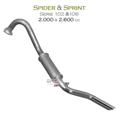 Sezione Terminale (102/106 - Sprint & Spider 2.000/2.600cc)