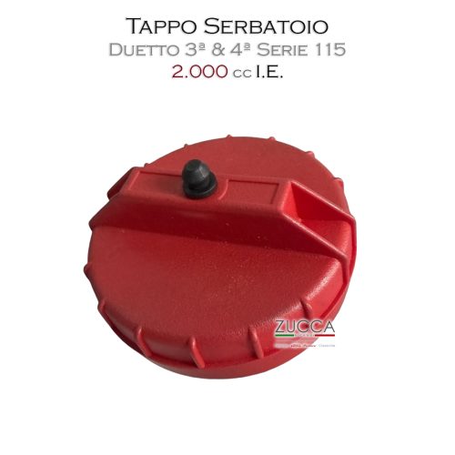 Tappo Serbatoio a Vite - Rosso (Duetto 4°Serie - da 03/'92)