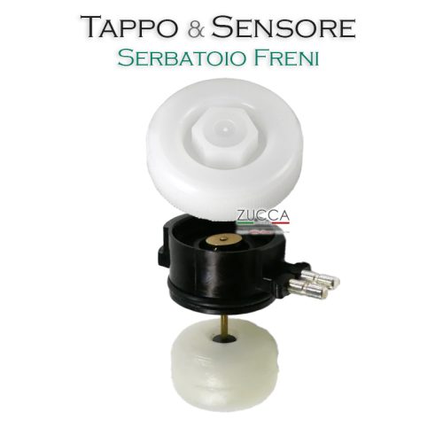 Tappo + Sensore Serbatoio Pompa Freni - Pedaliera Alta (105/115 - 116)