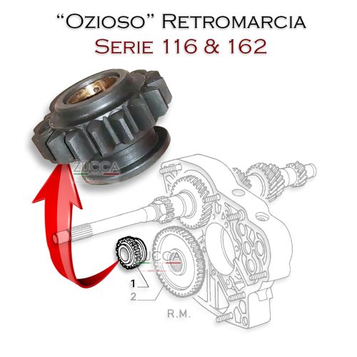 Ingranaggio "Ozioso" Retro Marcia (116/162)