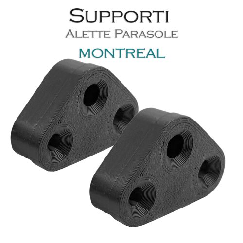 Coppia (2 pz.) Supporti Aletta Parasole (Montreal)