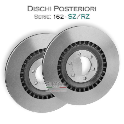 Coppia 2pz. Dischi Freno Posteriori (162 - ES 30 SZ/RZ)